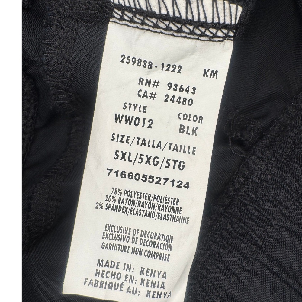 Revolution AtthleticPants Mens 5XL Black Workwear Stretch Cargo Pockets - Picture 7 of 7